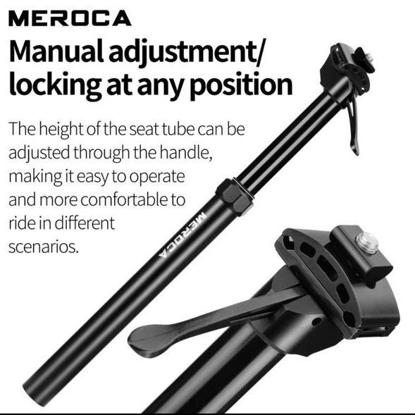 MEROCA DROPPER SEATPOST 30.9MM 31.6MM HYDRAULIC HIDROLIK SEATPOST SEPEDA
