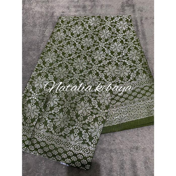 s7 Natalia Kebaya Rok Lilit Songket Premium Rok Songket Per Hijauan Bawahan Kebaya Modern Referensi