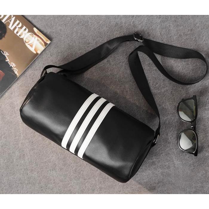 Aerostreet - Leather Concept Samba Tas Selempang Pria Waterproof Tas Kulit Pria Tas Jalan