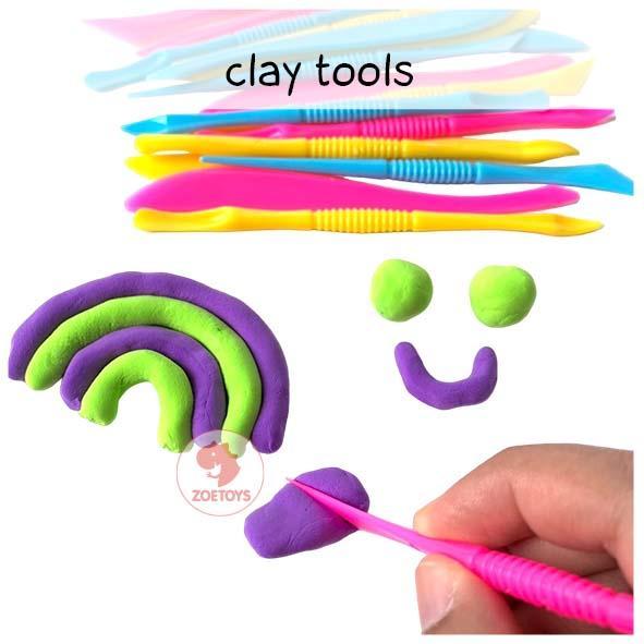 Zoetoys Clay Tools mainan edukasi mainan anak edutoys