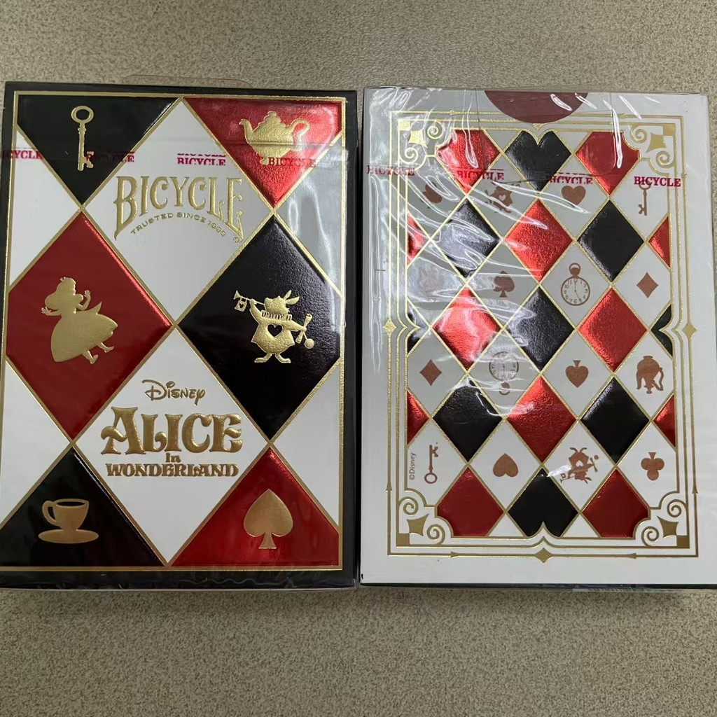 New Disney Alice in Wonderland Poker Anime Playing Cards Creative Board Game Entertainment Poker