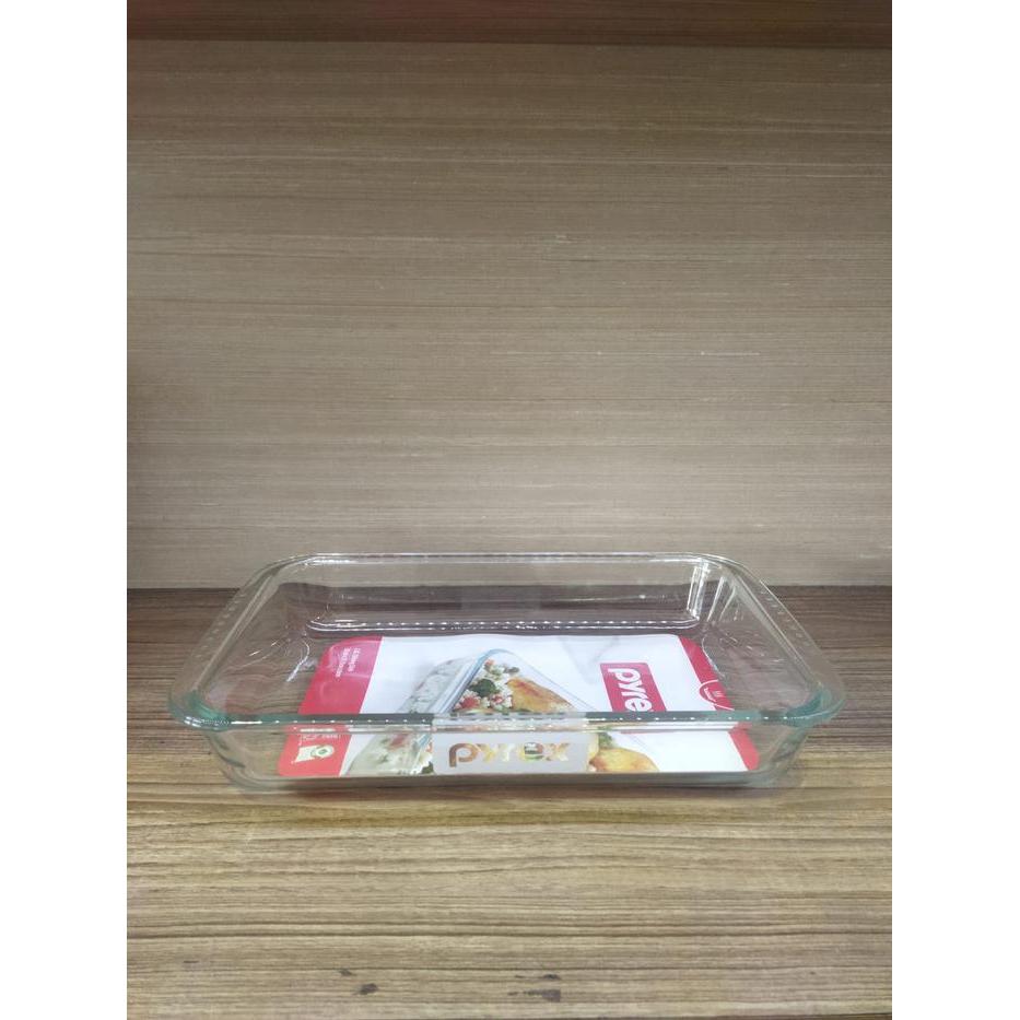PYREX OBLONG DISH WADAH KACA TAHAN PANAS