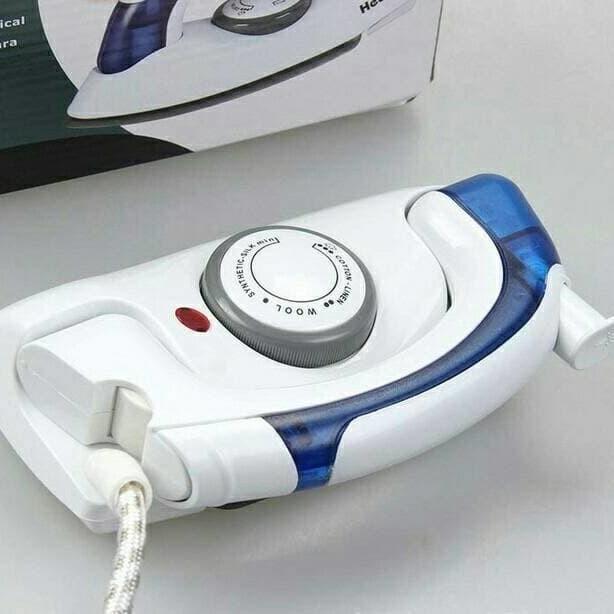 Setrika Uap Lipat Mini - Travel Steam Iron - Setrika Lipat Mini - Zansenshop Listrik