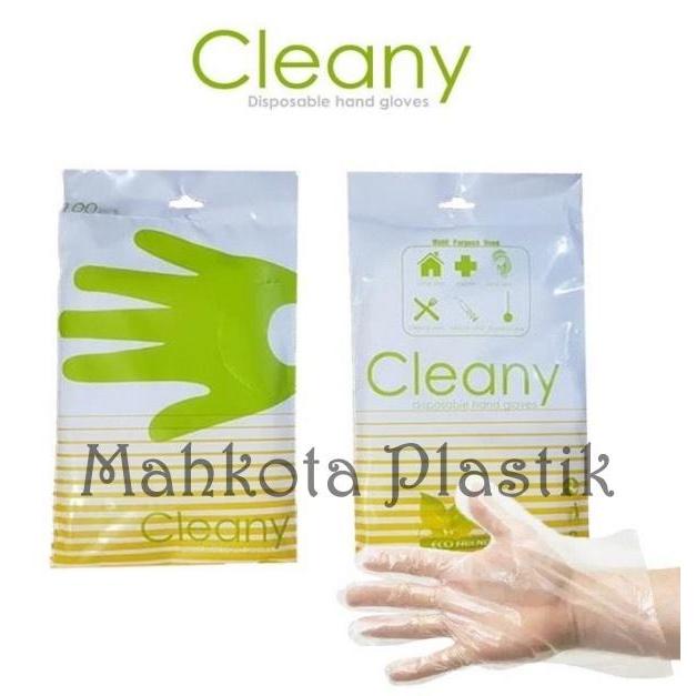 Sarung Tangan Plastik merk Cleany