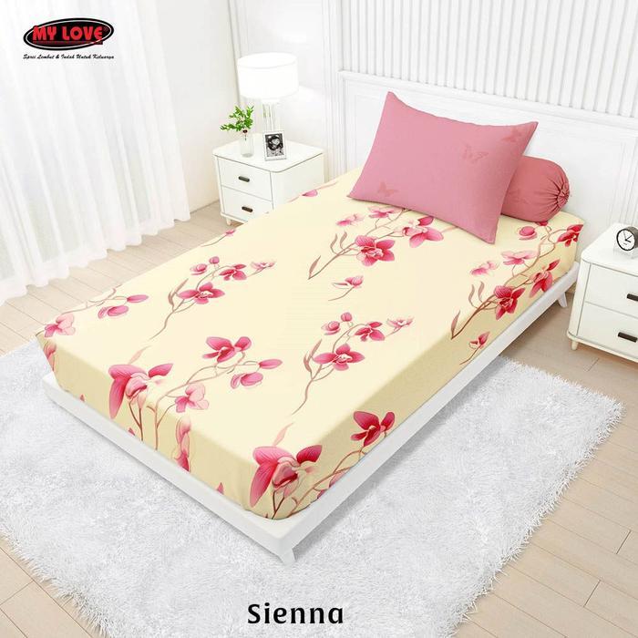 sprei duo 2in1 sorong all my love 120x200 atas bawah ranjang susun