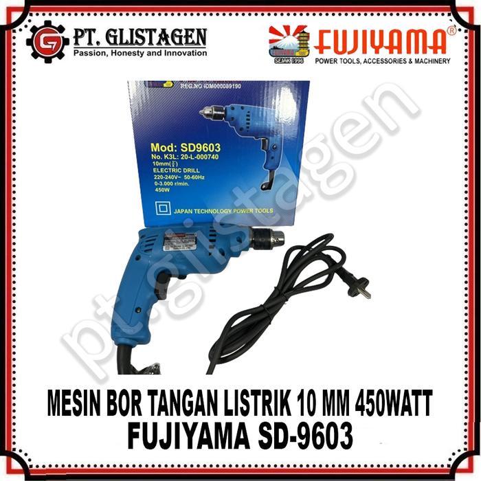 FUJIYAMA SD9603 MESIN BOR TANGAN 10mm SD 9603 450 watt Gratis Ongkir