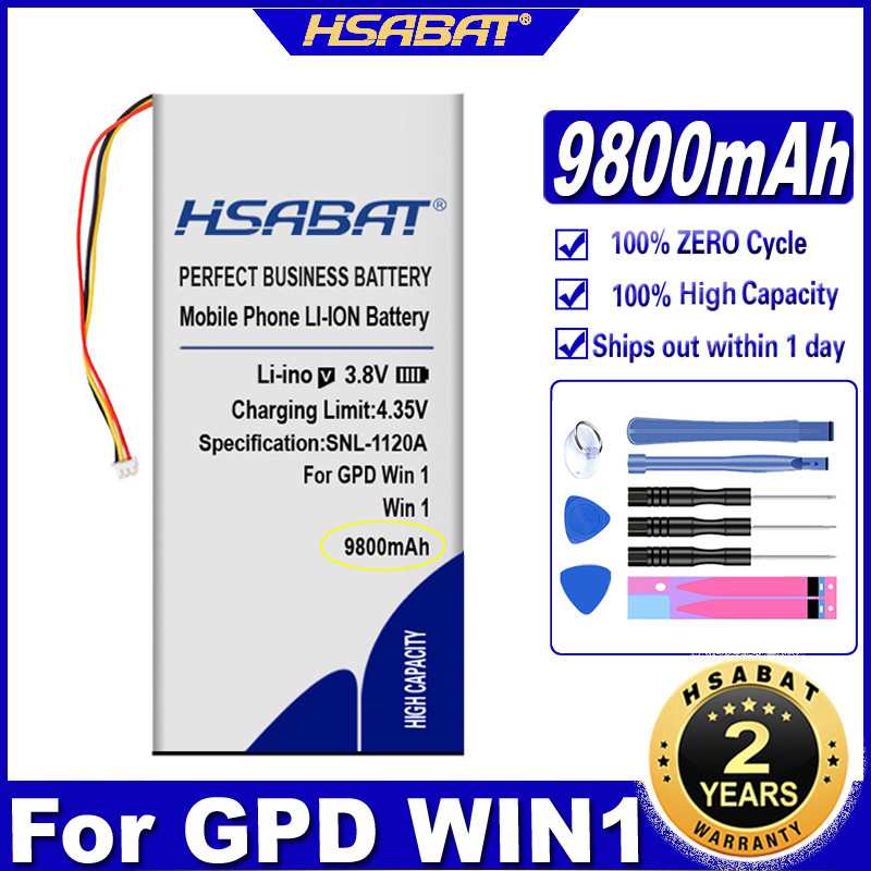 HSABAT Battery for GPD Pocket 2 Pocket2 WIN MAX MicroPC Pocket 1 3 Pocket1 XD XD Plus WIN 1 WIN1 WIN