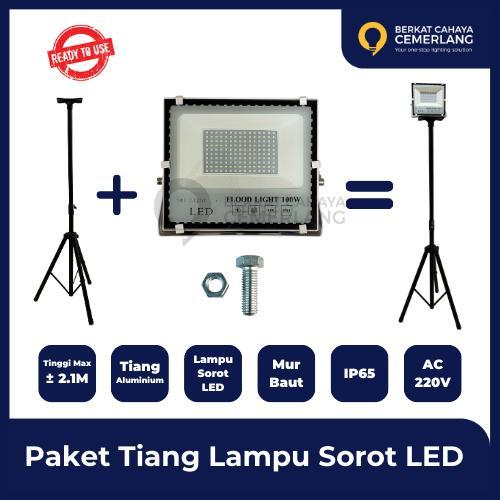 Tiang lampu portable , tiang lampu sorot , tiang lampu
