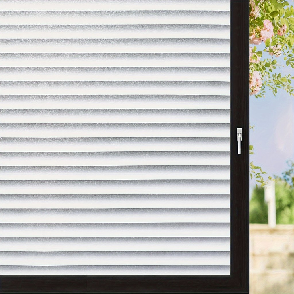 Window Privacy Film Frosted Glass Window Film Static Cling Blinds Decorative Window Film Privacy