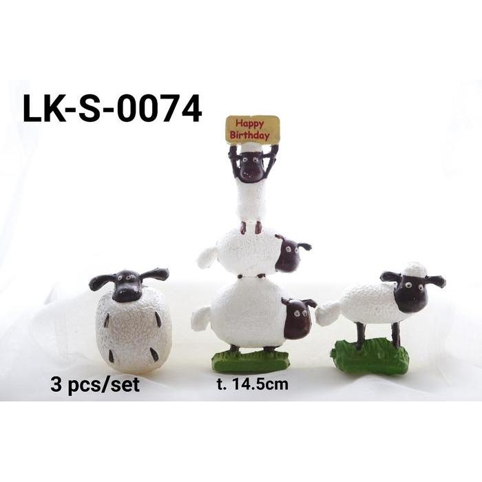 LK-S-0074 Topper mainan KARAKTER lokal Shaun The Sheep