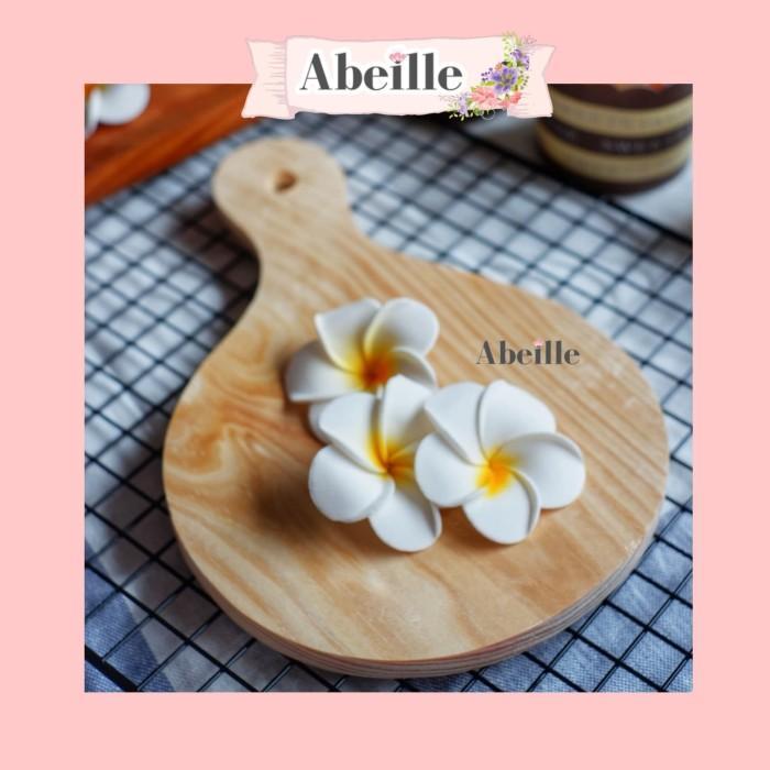 "New" BUNGA KAMBOJA PALSU SET FRANGIPANI FLOWER ARTIFICIAL PROPERTI FOTO