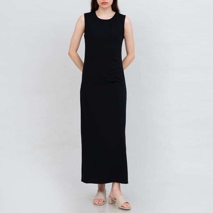 Best Seller Inner Dress Span Casual Spandex Baju Wanita Panjang Gamis Muslim Menyusui Midi Maxi