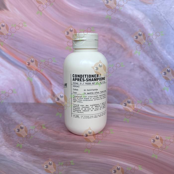 Le Labo Hinoki Basil Shampoo Conditioner and Shower Gel