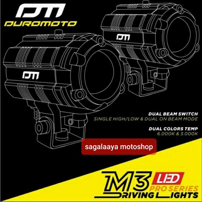 PROMO lampu duromoto M3 led M 3 sorot kabut touring adv versys pcx xmax bmw