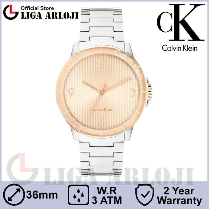 Sedia CALVIN KLEIN 25100025 Jam Tangan Wanita Analog Stainless Steel Original CK