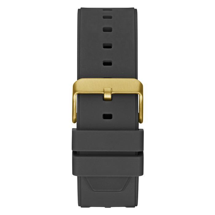 Sedia GUESS GW0325G1 Original EXPOSURE Jam Tangan Pria Analog Black Rubber