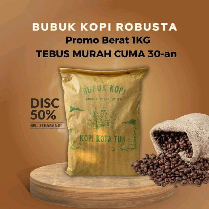 "New" BUBUK KOPI 1KG - Robusta. spesial tubruk
