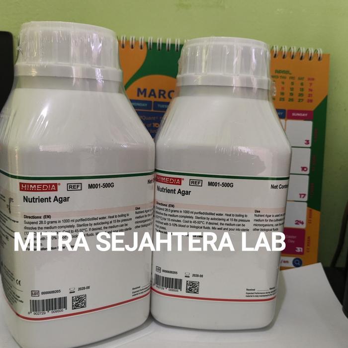 JTTOP" NUTRIENT AGAR HIMEDIA 500 GRAM M001 MEDIA MIKRO NUTRIENT AGAR / NA
