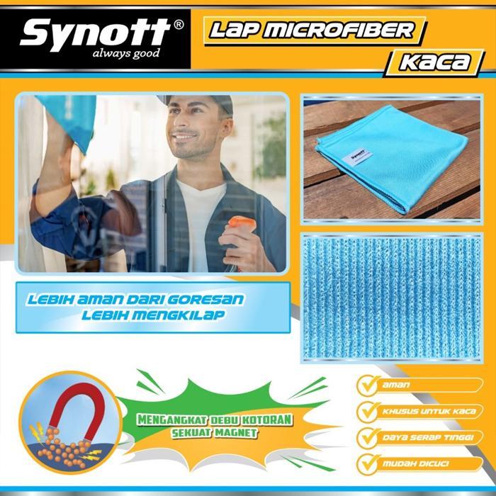 Kain Lap Microfiber Synott Kaca Glass Super Kilap Aman Gores & Baret