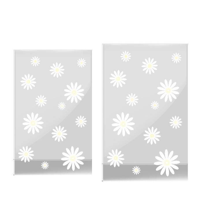 100pcs Bakery Goodie Bags - Standing Plastic Cookie Pouches for Cupcakes & Snack Packaging