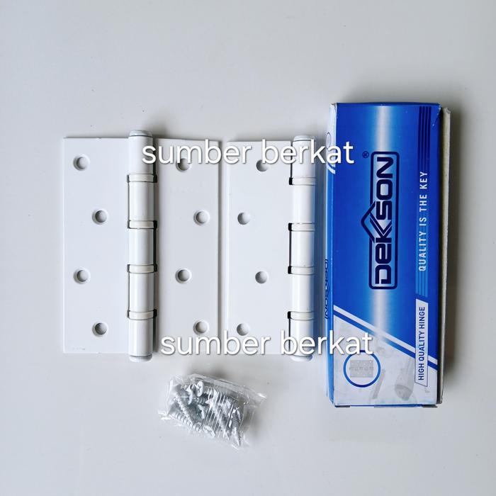 Engsel dekson 4inch nylon , engsel dekkson 4' putih , engsel dekson 4'