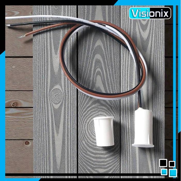 Terlaris Magnetic Reed Switch - Recessed Door Contact - Door Sensor Alarm NO NC SALE