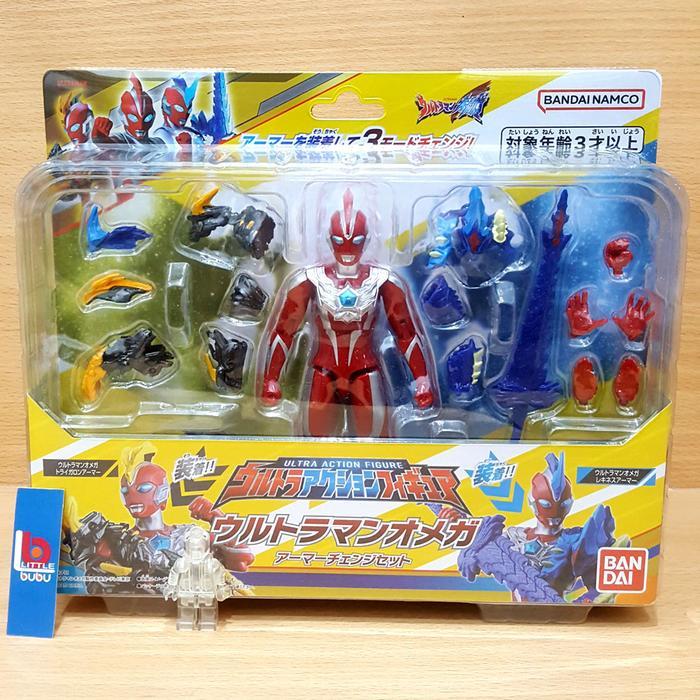 Ready ULTRA ACTION FIGURE Ultraman Omega Renewal Body Rekiness & Trigaron Meteokaiju Armor SET