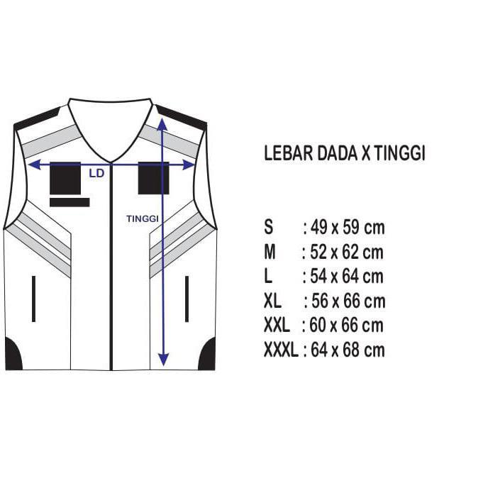 Rompi Security Satpam Jatah Big Size Jumbo Hijau Stabilo Pasti Ori