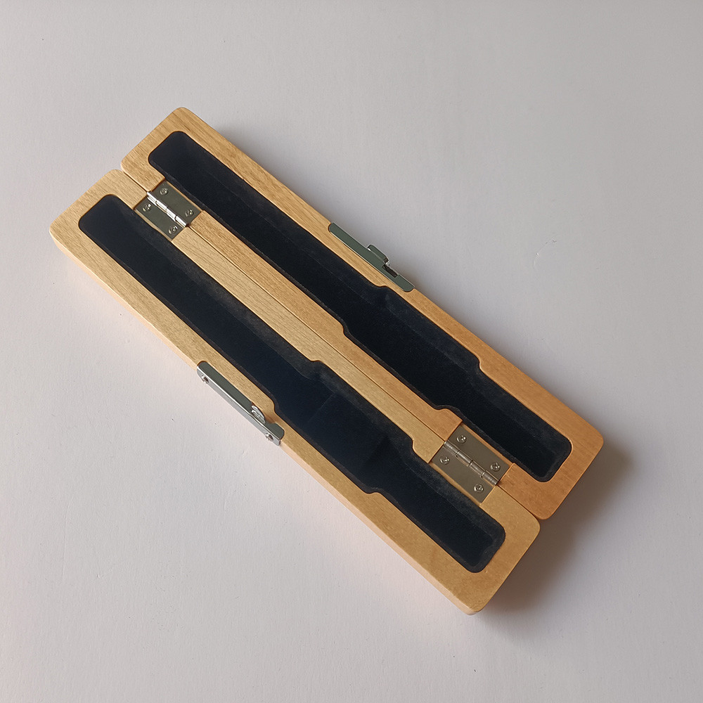 Wooden Storage Box for Wood Flute Head Joint - Flute Mouthpiece Accessories Case