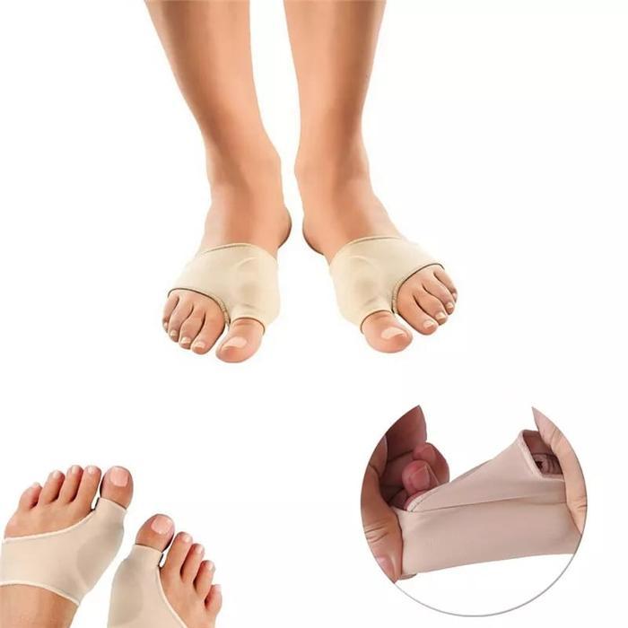 2Pcs Pelindung Jempol Kaki Hallux Valgus Bunion Corrector Orthotics Pasti Ori