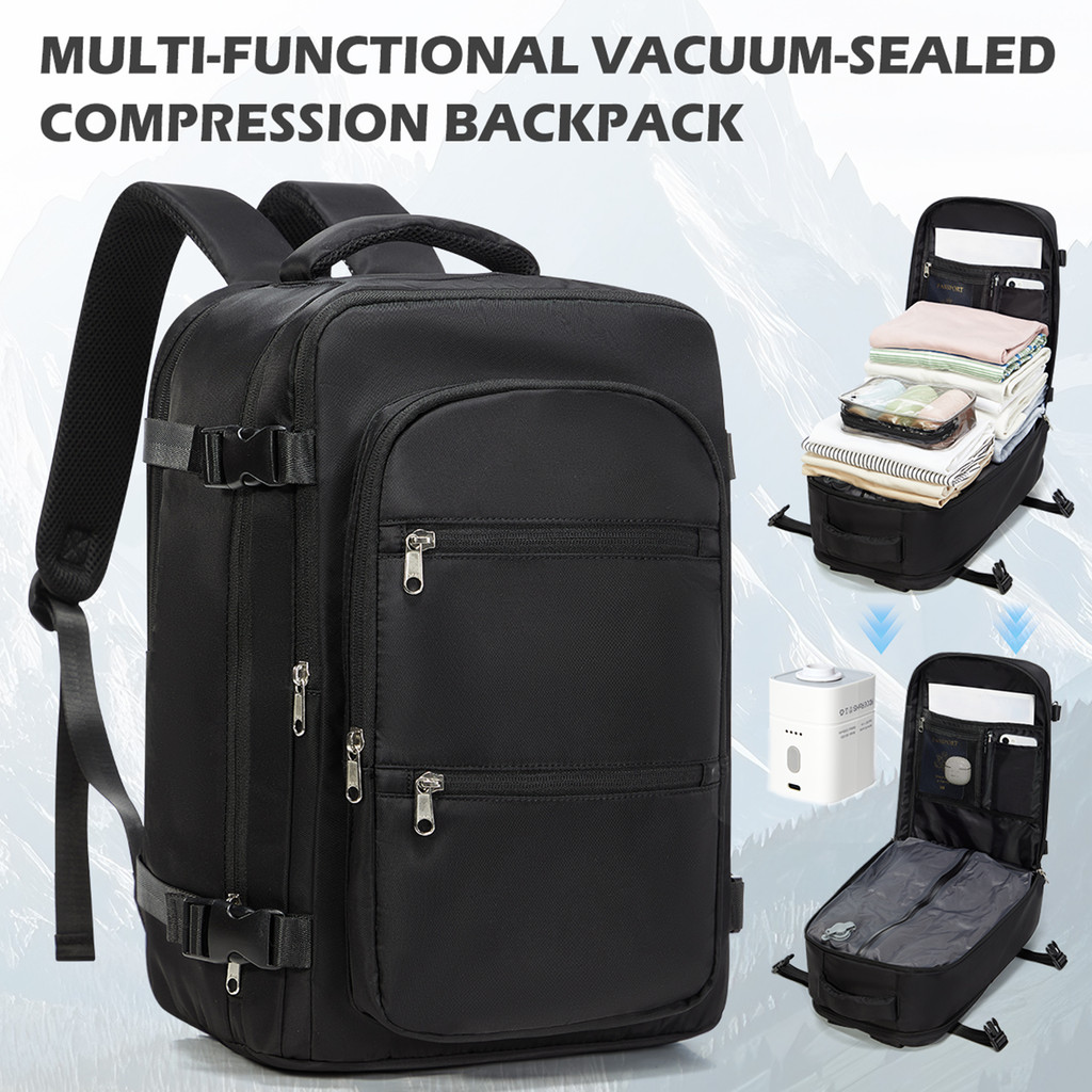 Vacuum Bag for ClothingBackpack Hand Luggage AircraftTravel Essentials Vacuum Backpack Hand Luggage