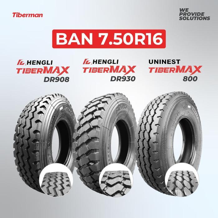Ban Truk 750 R16 / 7.50R16 TiberMAX Kawat Radial untuk Engkel / Canter