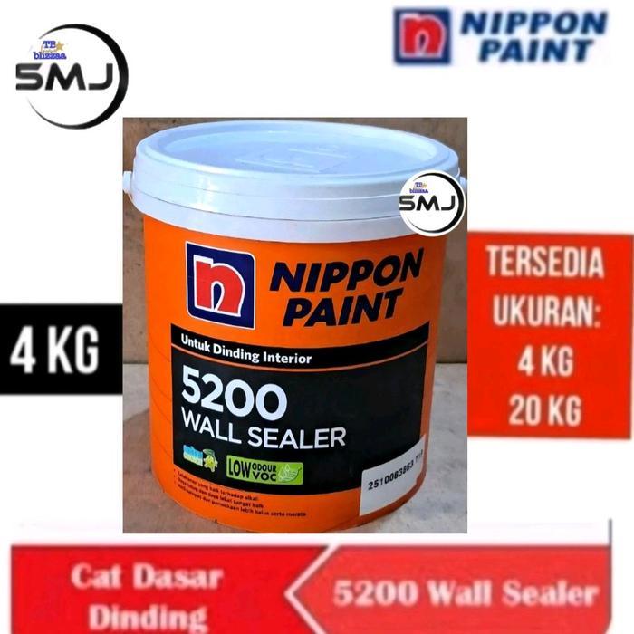 Nippon Wall Sealer 5200 Interior 2.5 Ltr 4 Kg Nippon Paint Cat Dasar Tembok Nippon Paint 5200 Galon