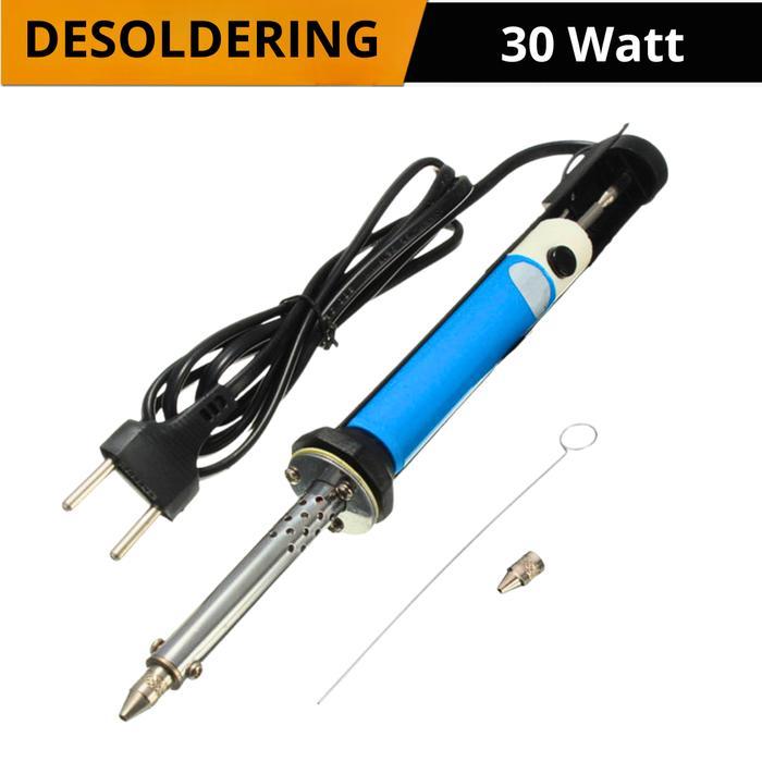 Alat Sedot Timah 30 Watt Solder penyedot Timah elektrik Desoldering atraktor