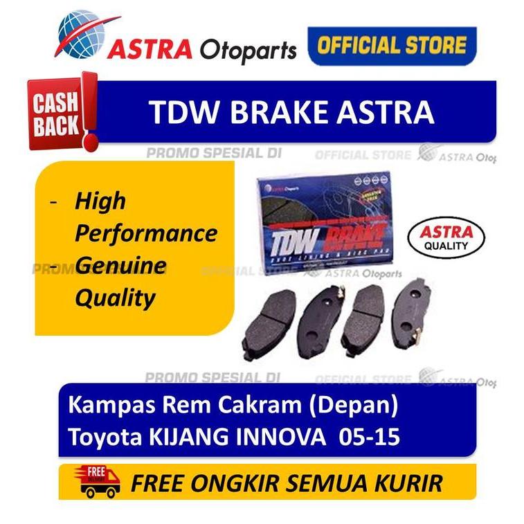 Kampas Rem Depan Tdw Brake Kijang Innova
