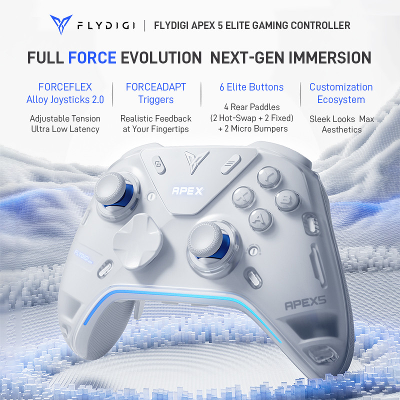 Flydigi Original APEX 5 APEX 4 Wireless Gaming Controller Precision Control Immersive Vibration for