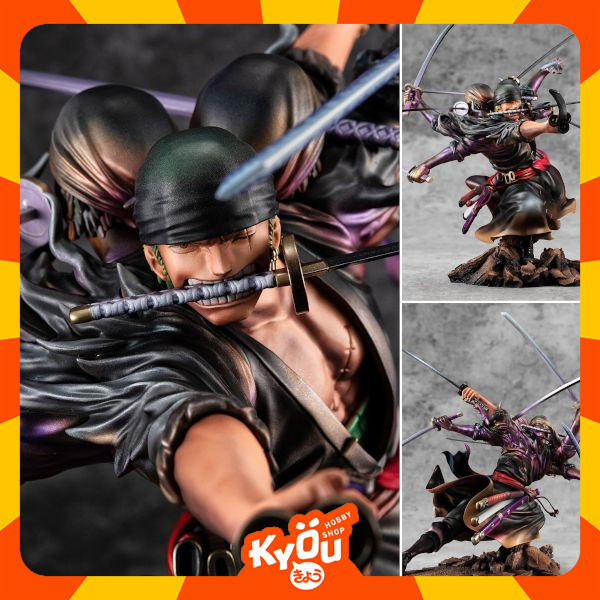 Portrait Of Pirates POP WA-MAXIMUM Figure Roronoa Zoro - Demon Spirit Kyuutouryuu Asura Ver.