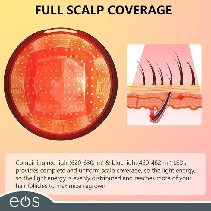 Terapi Perawatan Topi Rambut Kepala Infrared Led Merah