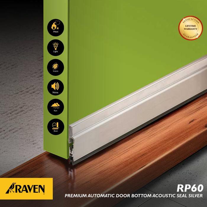RAVEN Door Seal Bundling RP60 Silver + RP48 White - Penutup Celah Pintu dan Jendela Anti Suara,