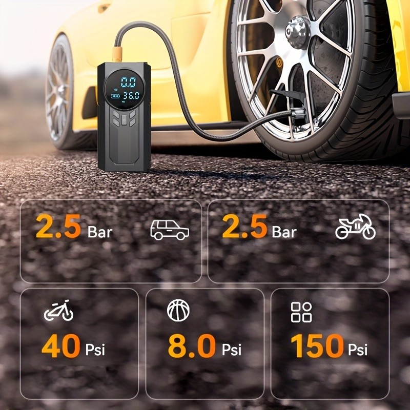 JKUOO12V car battery starter 3000A instant start baseus jump starter versatile booster car 21800mAh