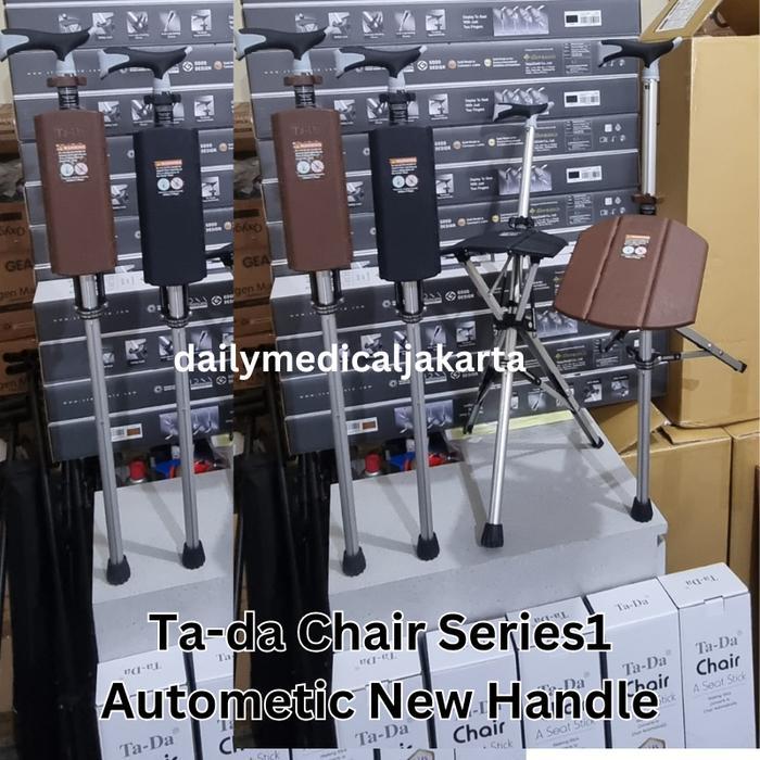Ready TaDa Chair Tongkat Jalan Travel Exclusive Multifungsi / Kursi Sholat