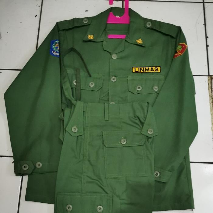 Seragam Linmas/Setelan Linmas/Baju Linmas
