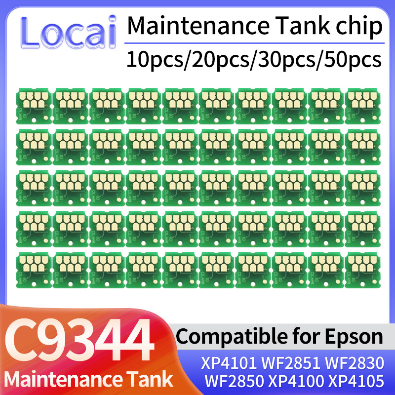 10~50Pcs C9344 Maintenance Tank Chip For Epson Xp-4101 Wf2851 Wf2830 Wf2850 Xp4100 Xp4105 Wf2810Dwf