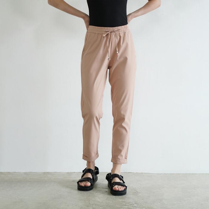 Mississippi Celana Bahan Wanita Panjang Roll Up LIN000255M Peach