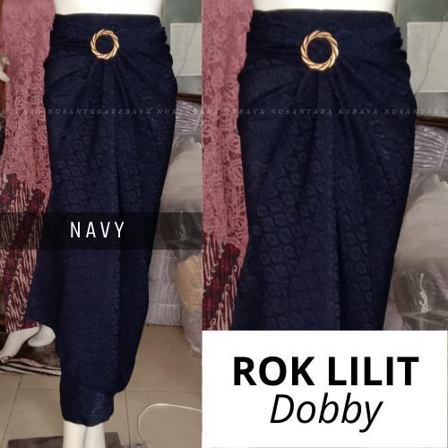 Rok Lilit Kain Serut Polos Dobby Bawahan Kebaya Modern Aneka Warna