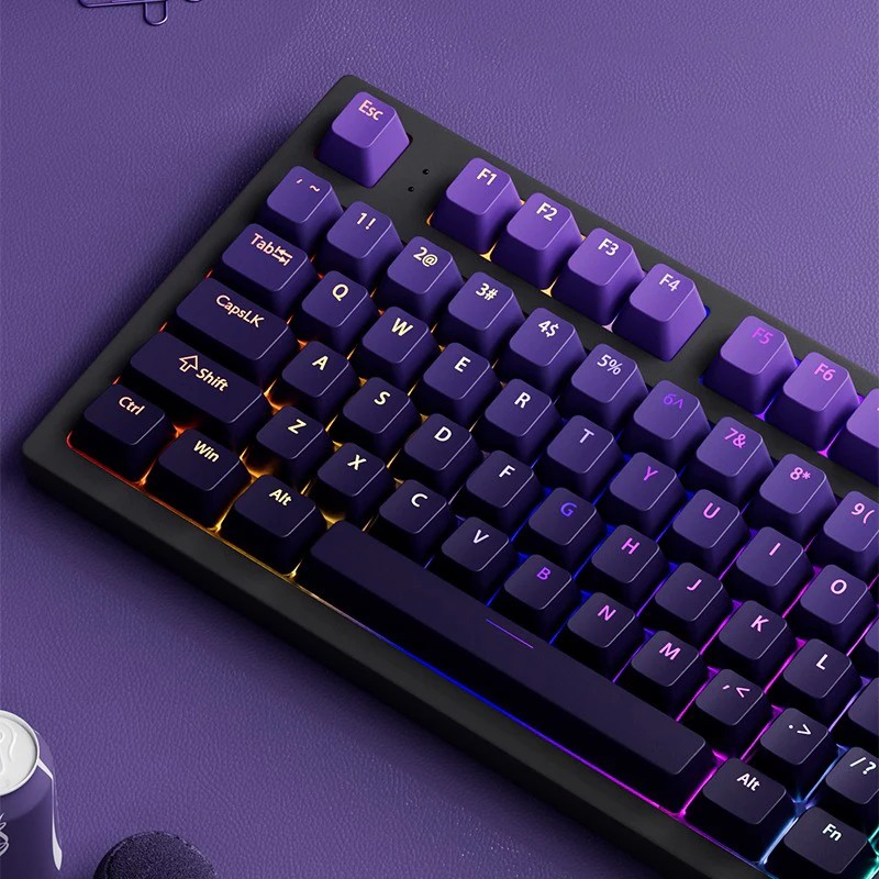 133+ Keys OEM Profile Gradient Keycaps For Cherry Mx Switch Mechanical Gamer Keyboard PBT backlit