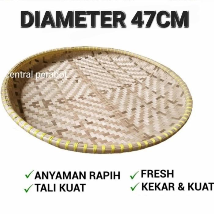 Tampah Bambu Anyaman/Nampan Bambu Anyaman