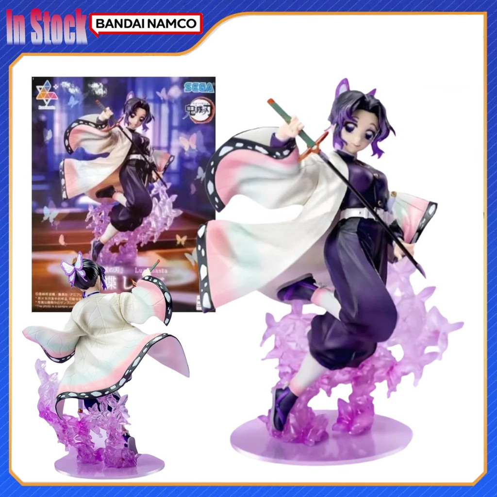 Genuine Original SEGA Luminasta Demon Slayer 12x18cm Kocho Shinobu Action Figure Model Kits Gift for