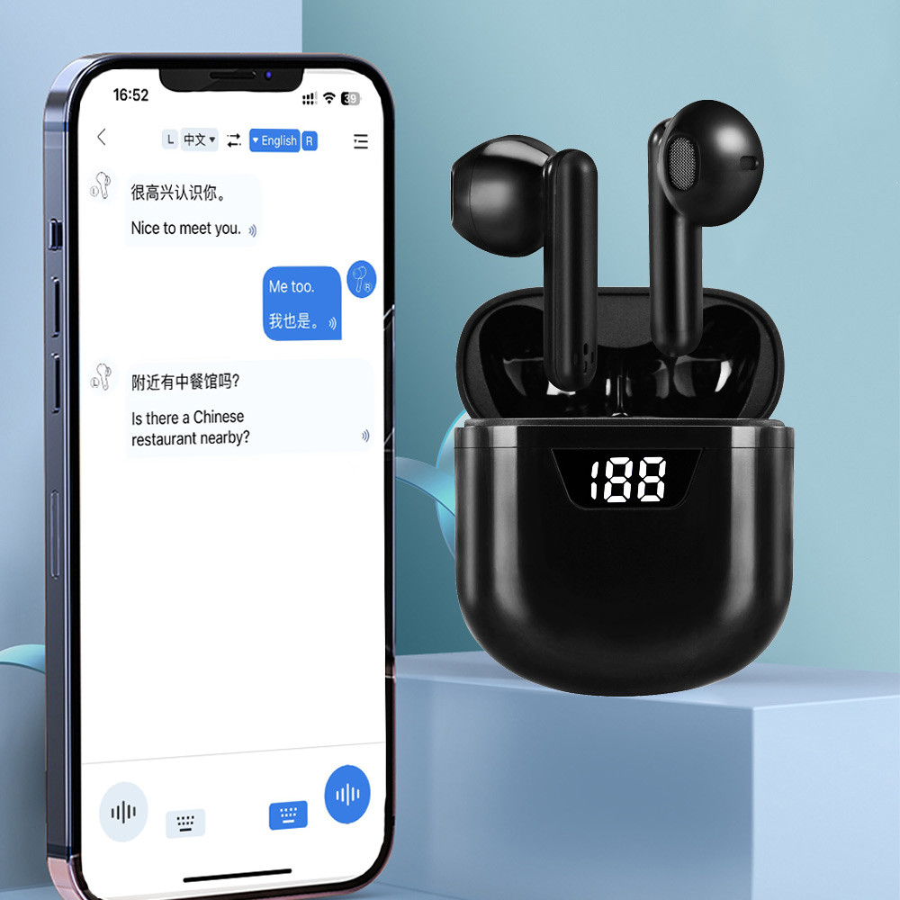 Translator headset languages instant translation intelligent voice translator wireless bluetooth tra