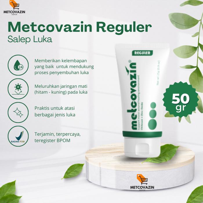 Ready Salep Luka Metcovazin Reguler 50 gr dengan Zinc Oxide dan Chitosan